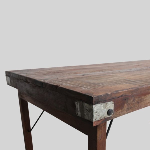 Old Folding Dining Table