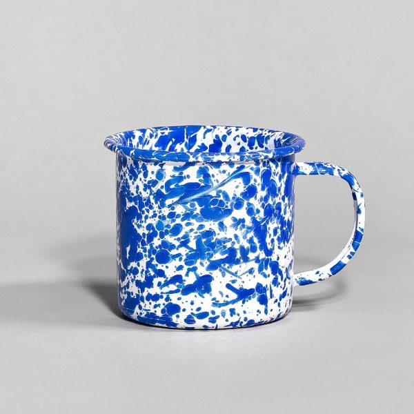 Marbled enamel mug
