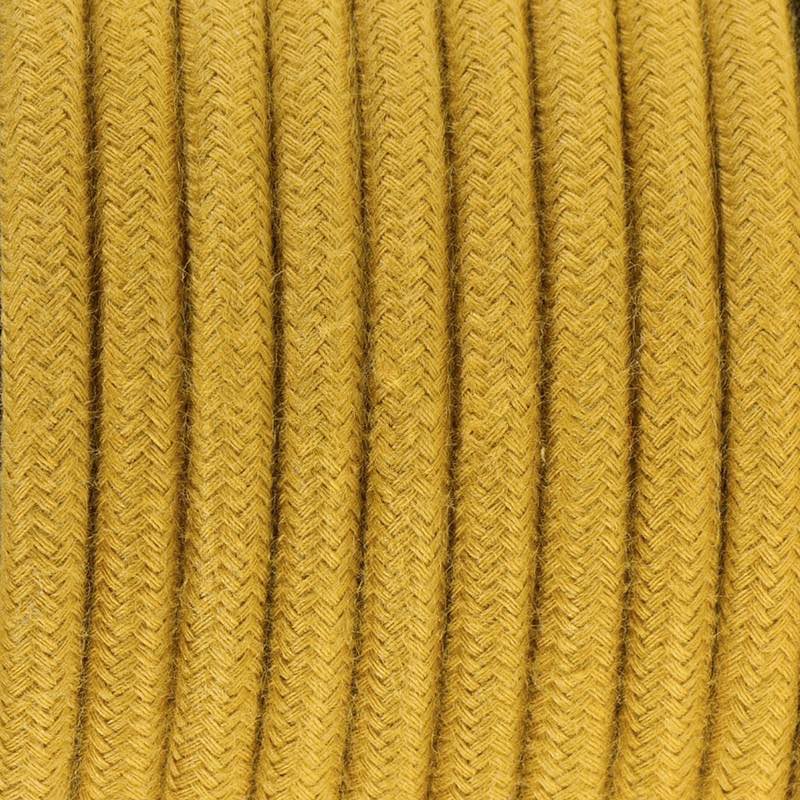 round-electric-cable-covered-by-cotton-solid-color-fabric-rc31-golden-honey (1)