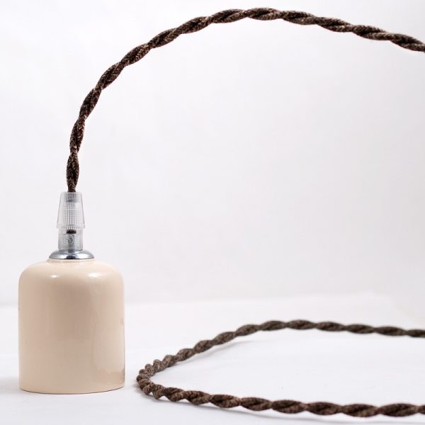 Natural Brown Linen Twisted