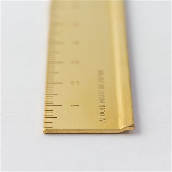 Solid Brass Ruler