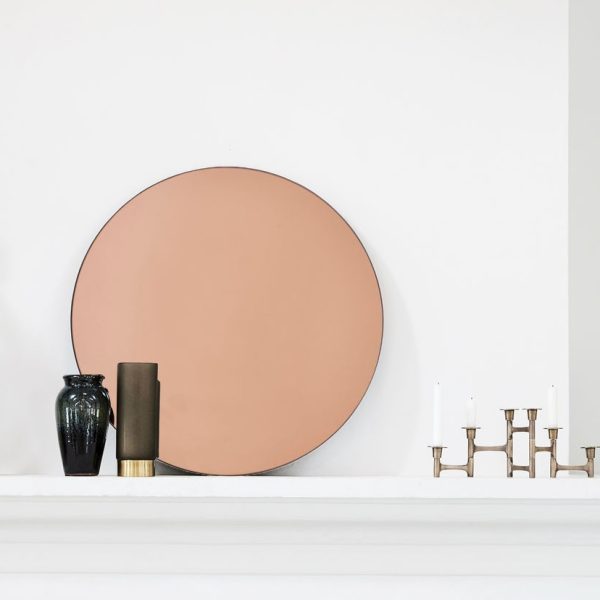 Wall mirror Rose Gold 50