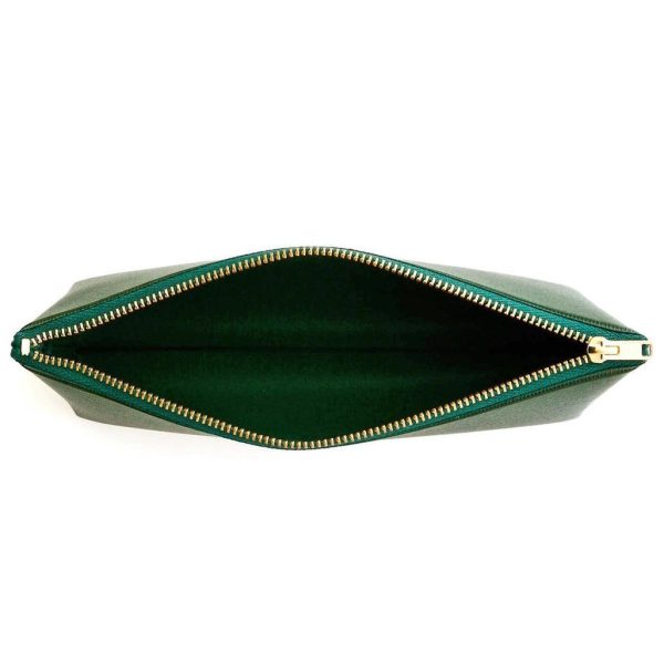Fastener Pen Case Green