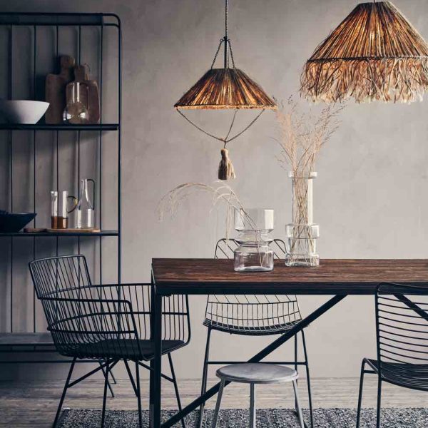 Marble Top Stool Off White