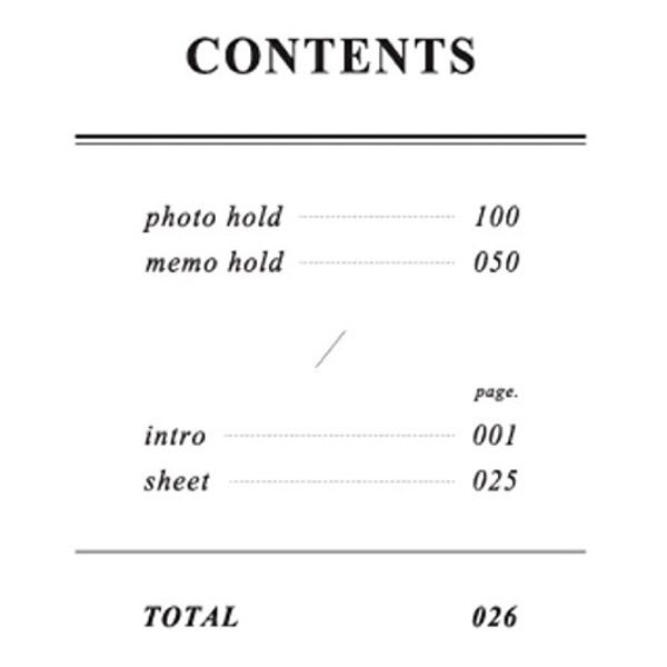 Photo Album Navy Blue