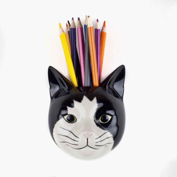Cat Barney Wall Vase