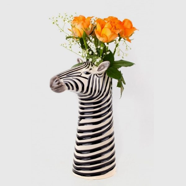Zebra Flower Vase