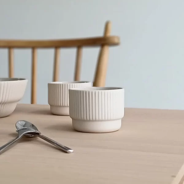 Cappuccino cup sand