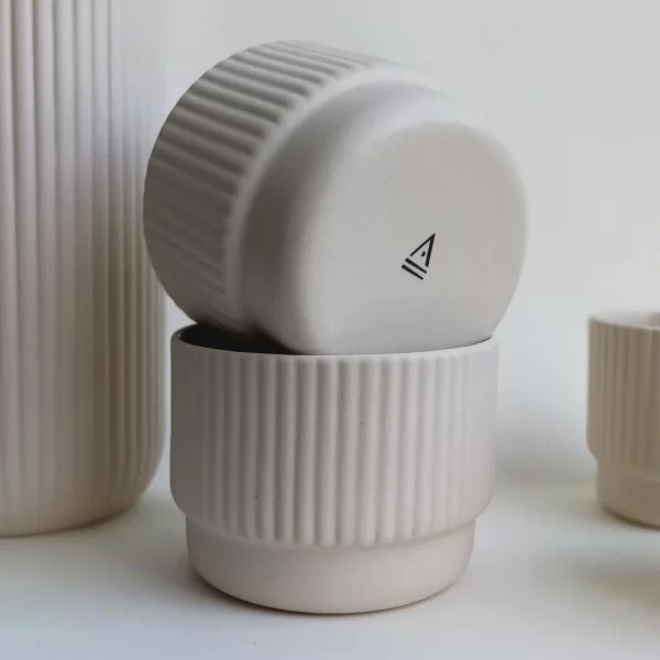 Cappuccino cup sand