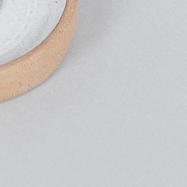 Stoneware Incense Holder Twin Rim