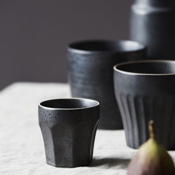 Reactive Glaze Black Cup