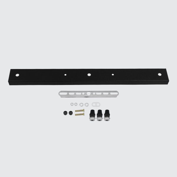 3 holes Ceiling Bar Black