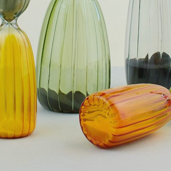 Green Amber Hourglass