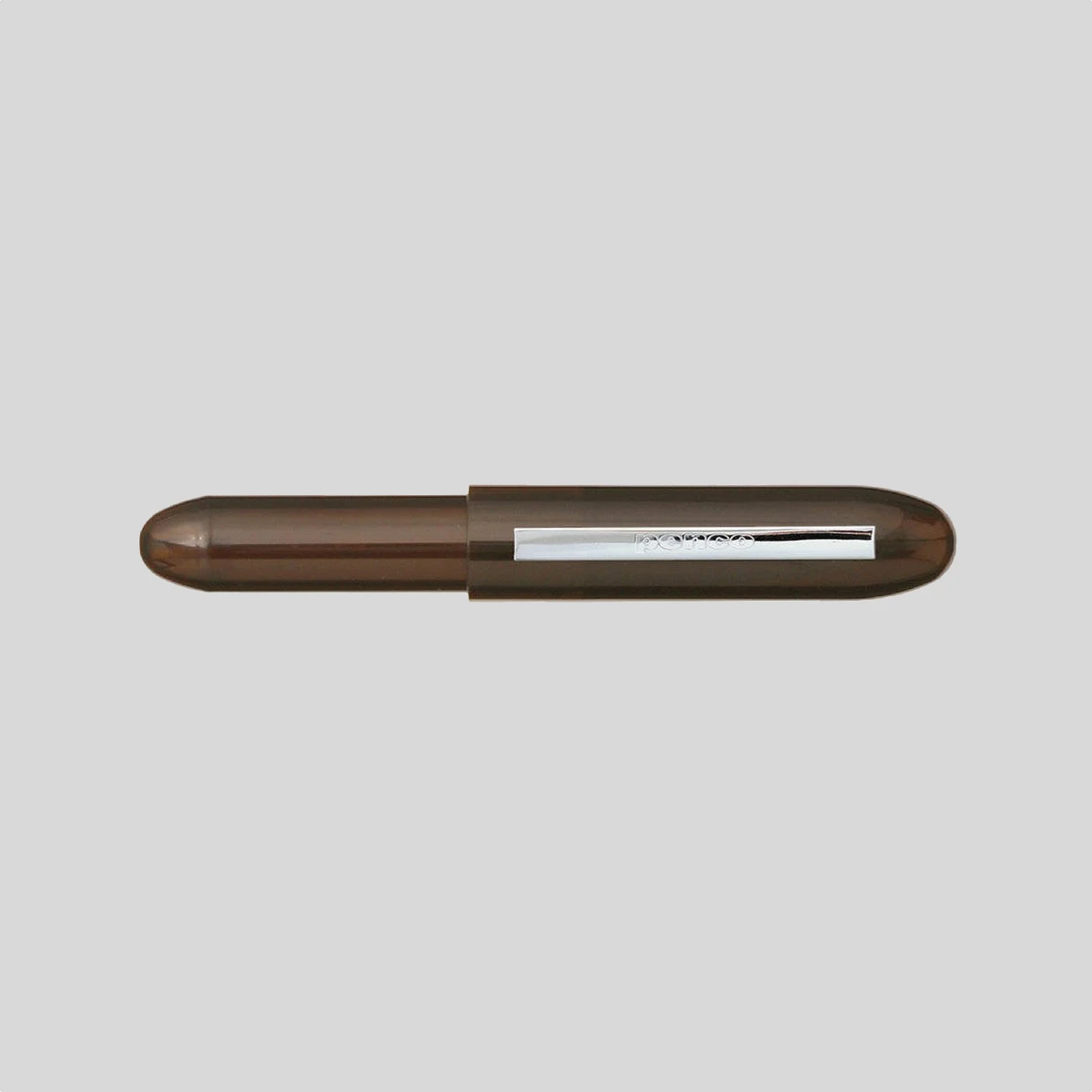 bullet-ballpoint-pen-light-clear-brown