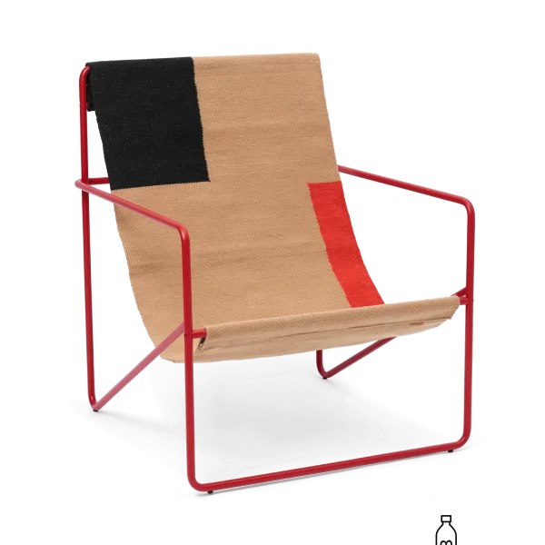Desert Lounge Chair Poppy Red