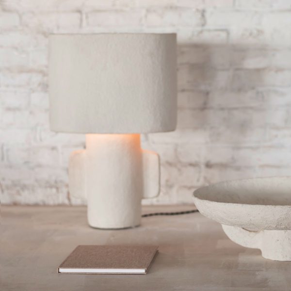 Papier Mache Lamp
