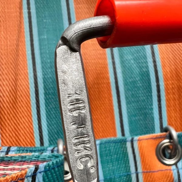 Stripe Bag Orange Blue D15