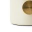 JWDA Metallic Table Lamp - alabaster white