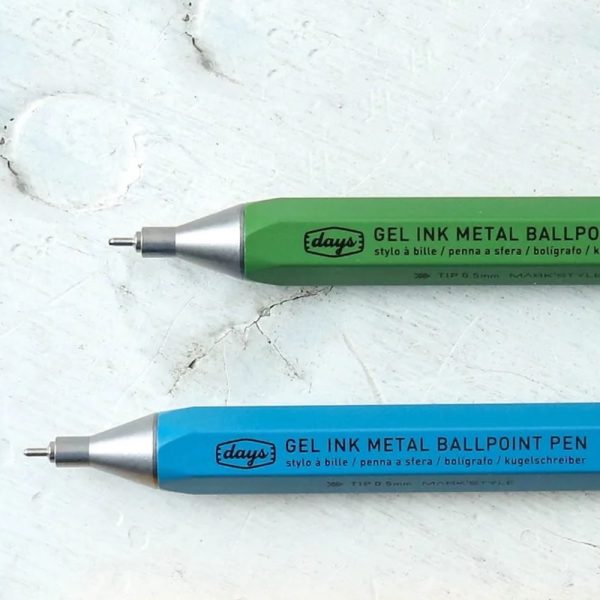 Days Gel Ballpoint Pen Green