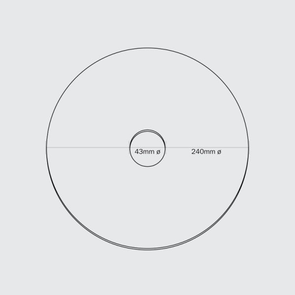 Bicolor Flat Mini Shade