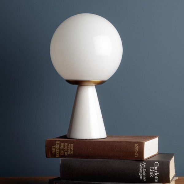Conical Marble Lamp