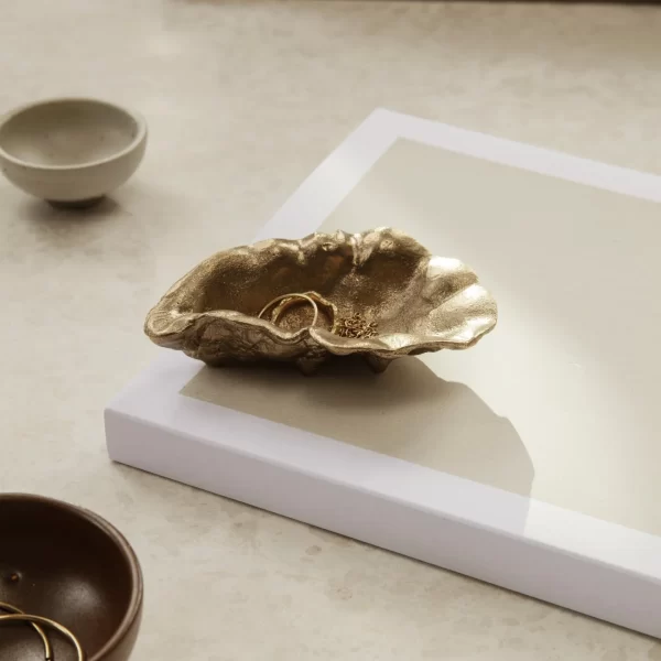 Brass Oyster Bowl