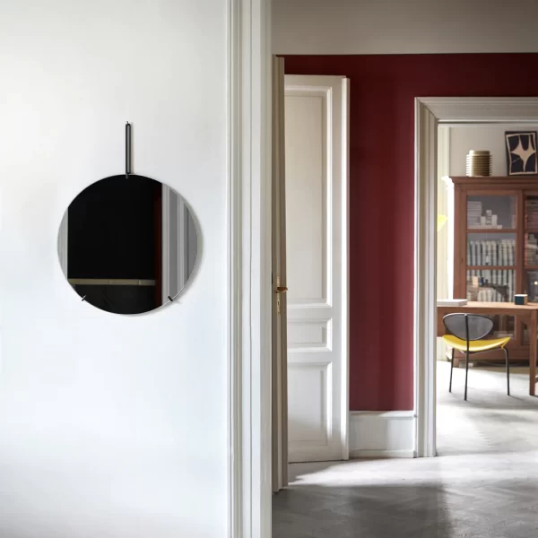 Frameless Wall Mirror Black