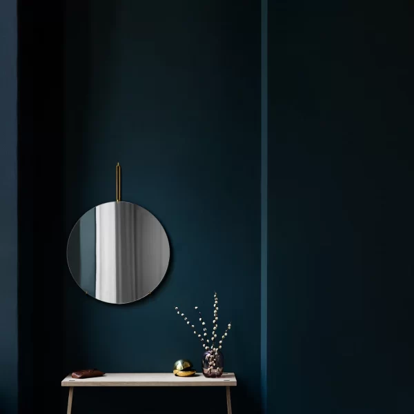 Frameless Wall Mirror Brass