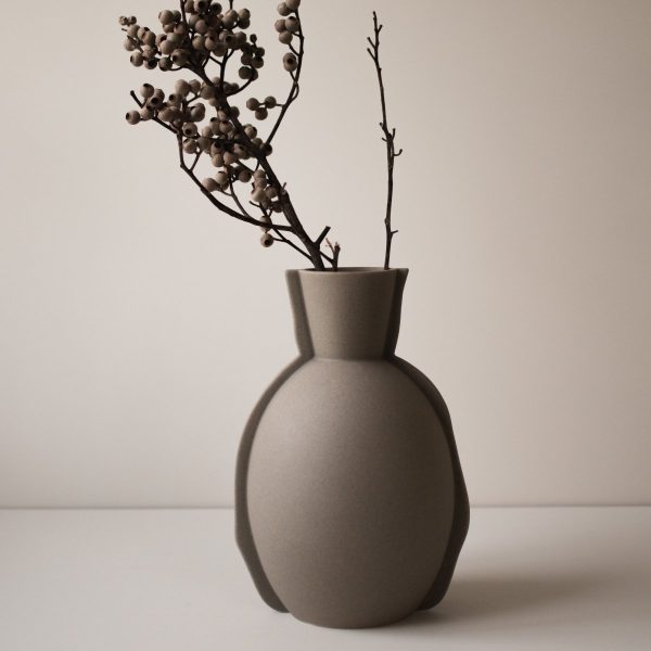 Edge Vase Taupe