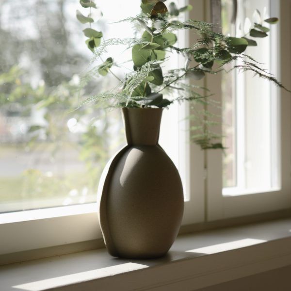 Edge Vase Taupe