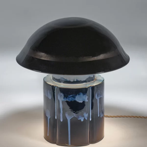 Midnight Blue Glazed Table Lamp