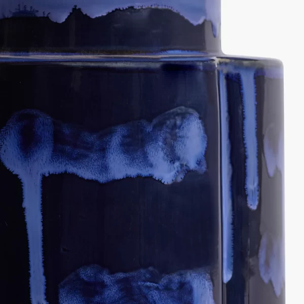 Midnight Blue Glazed Table Lamp