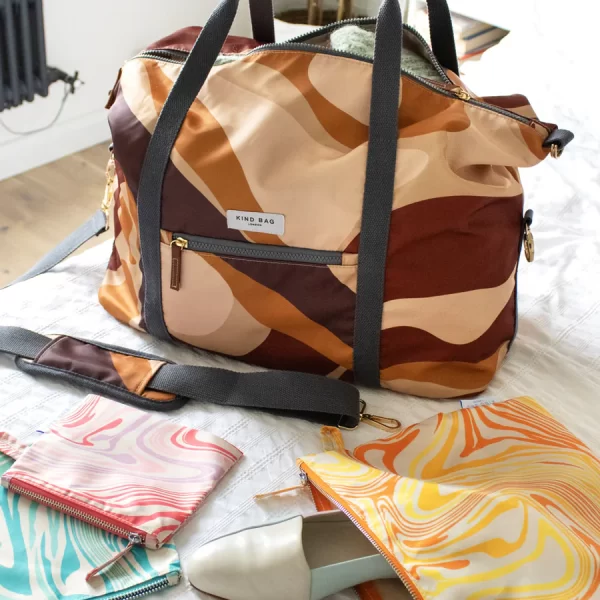 Weekender Bag Abstract Caramel
