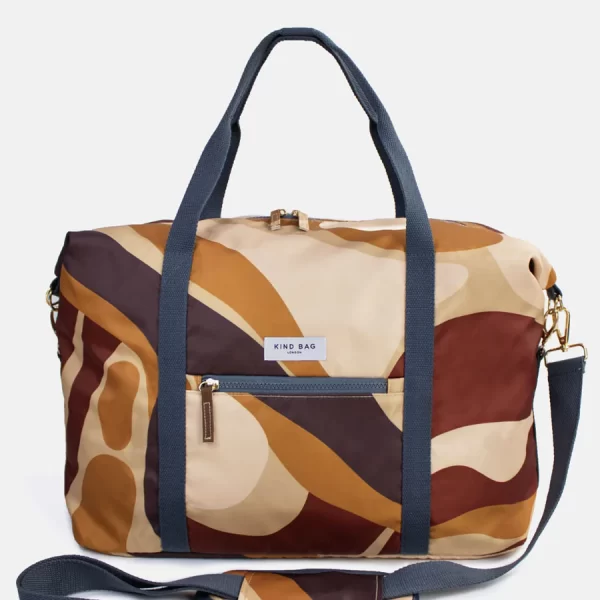Weekender Bag Abstract Caramel