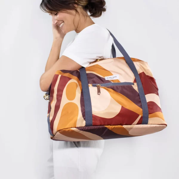 Weekender Bag Abstract Caramel