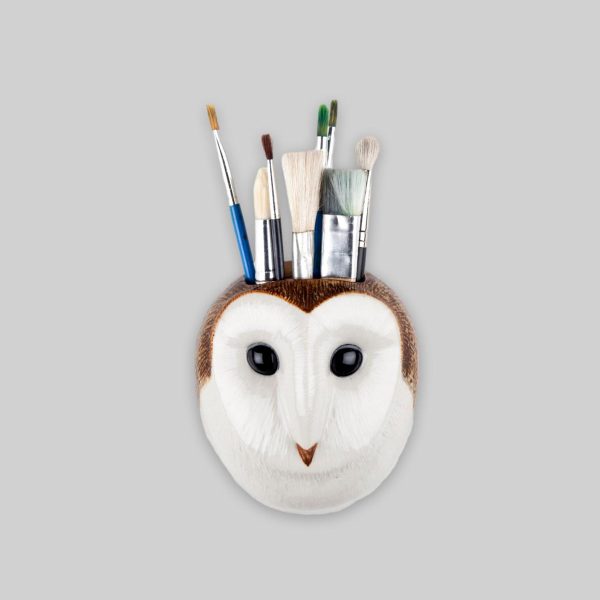 Barn Owl Wall Vase