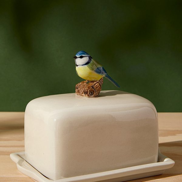 Blue Tit Butter Dish