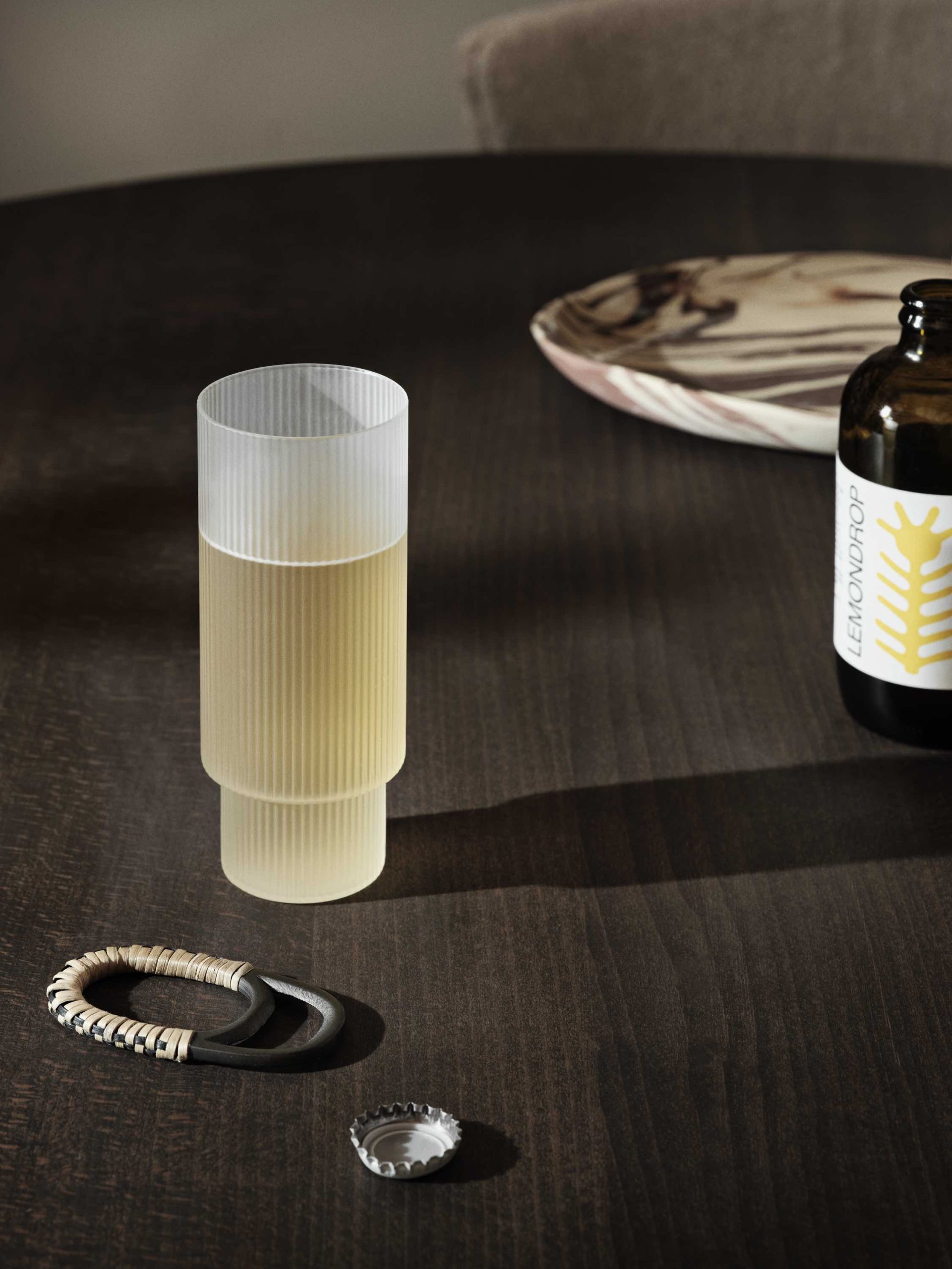 fermLIVING_SS24_RippleLongDrink Glasses_SetOf4_Frosted_1104269323_01 2