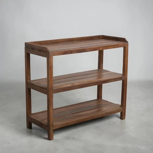 Teak Shoe Rack