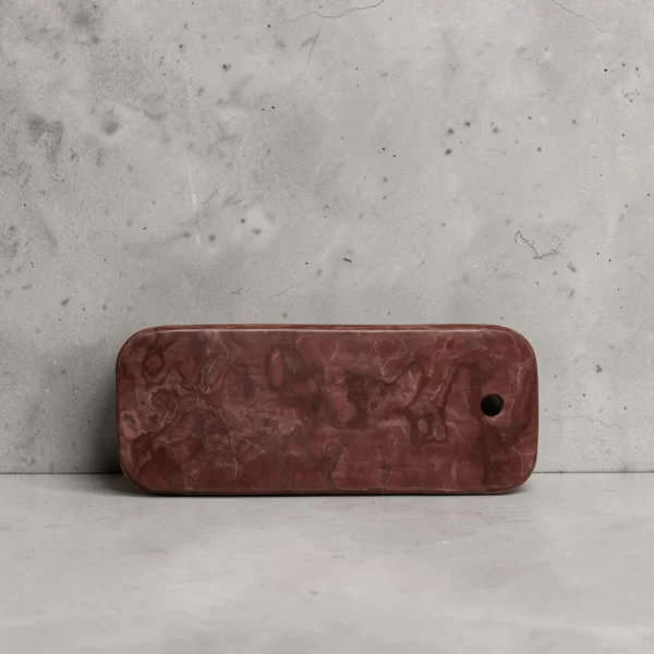 Long Brown Marble Cutting Board