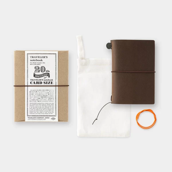 Traveler's Card Size 20th Anniversary Set Brown