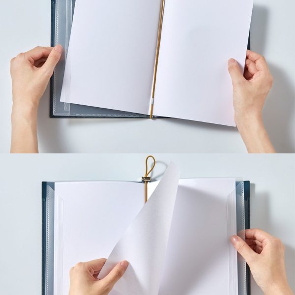 A4 Filing Note Organizer Green