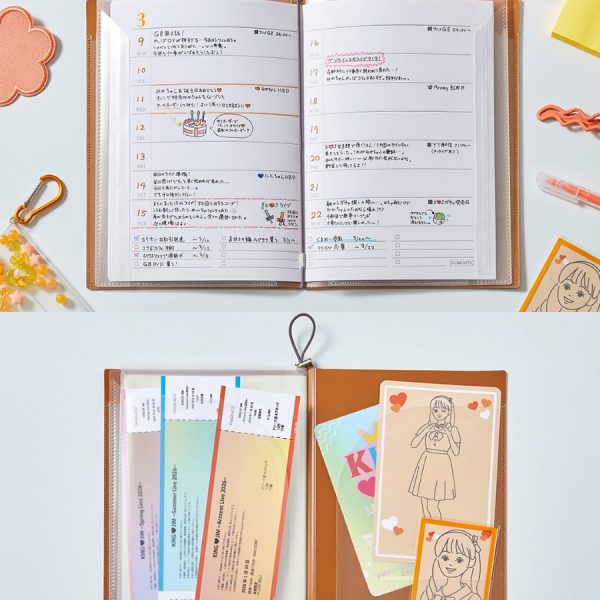 A4 Filing Note Organizer Green