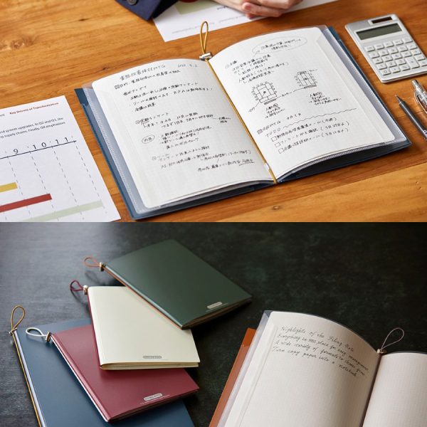 A4 Filing Note Organizer Green