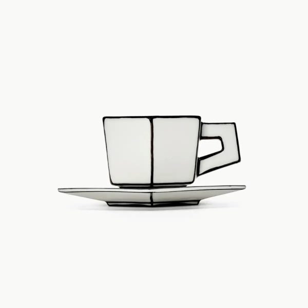 Carte Blanche Espresso Cup with Saucer