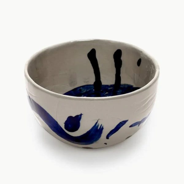 Sophia Blue Ceramic Breakfast Bowl