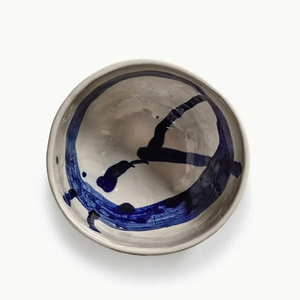 Sophia Blue Ceramic Breakfast Bowl