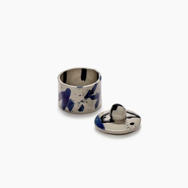 Sophia Blue Ceramic Pot Small