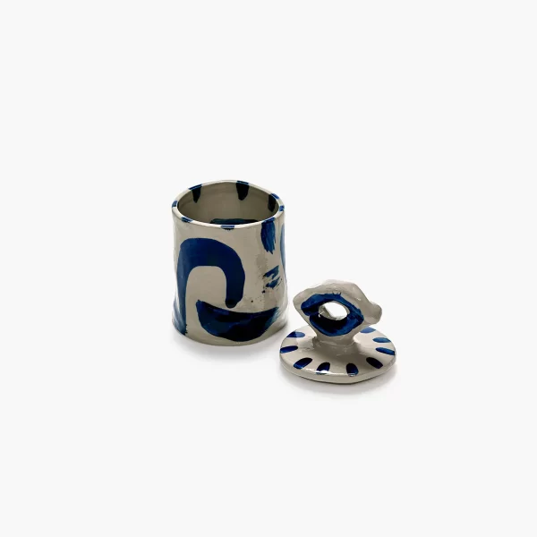 Sophia Blue Ceramic Pot Tall