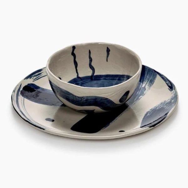 Sophia Blue Ceramic Soup Bowl
